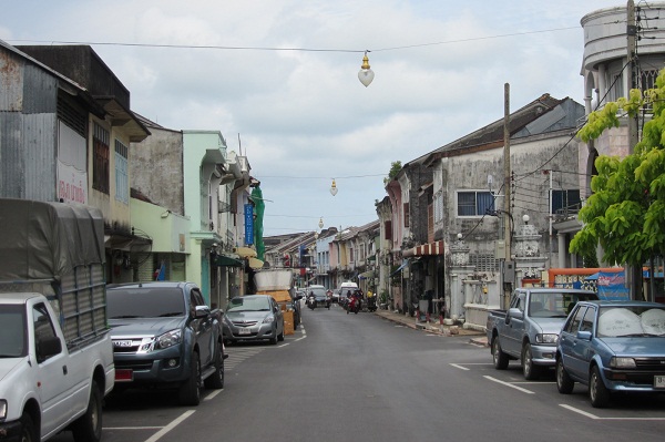 Straße in Phuket Town