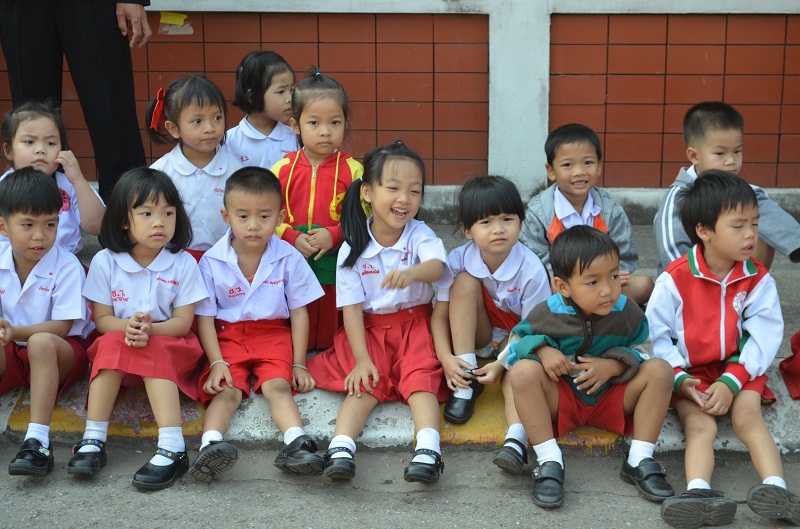 Schulkinder, Thailand